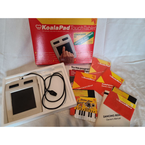 Vintage C64 Koala Pad Touch Tablet Set - Picture 1 of 14